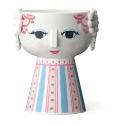 Eva candlestick 9,5 cm, Pink