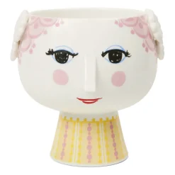 Eva flower pot on foot Ø 15.5 cm, Pink