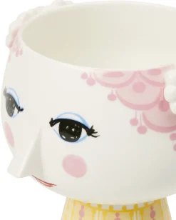 Eva flower pot on foot Ø 15.5 cm, Pink