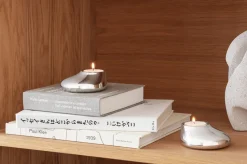 Eva Solo Mellow candle holders 2 pcs, Silver
