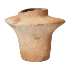 Evio vase, Burnt umber, Ø25x22 cm