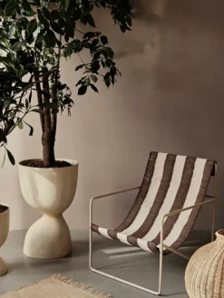 Evoke flower pot 70 cm, Warm Sand