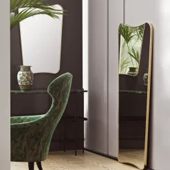 F.A.33 Mirror, Brass polished, large