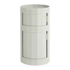 Facet Cabinet 110 side table, Misty grey