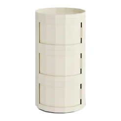 Facet Cabinet 30 side table, Eggshell