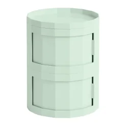 Facet Cabinet 20 side table, Soft mint