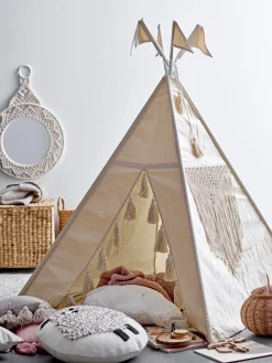 Fardin Teepee Tent 110x110x140 cm, Nature