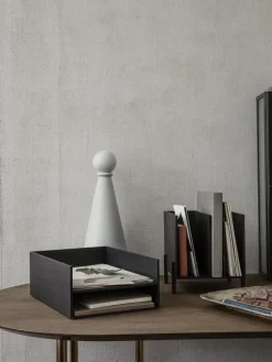 Ferm Living letter tray, Dark stained oak