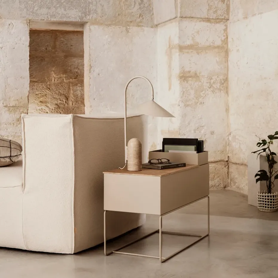 Ferm Living plant box large, Cashmere