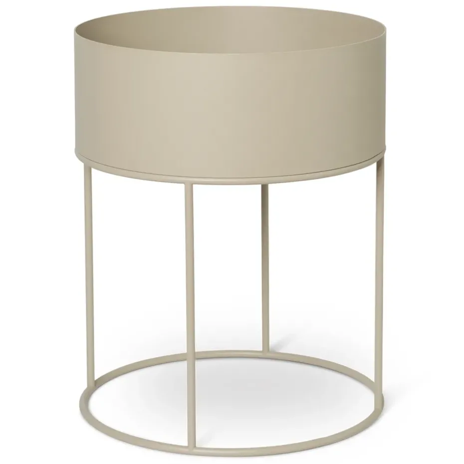 Ferm Living plant box round, cashmere