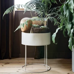 Ferm Living plant box round, cashmere