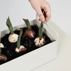 Ferm Living plant box small, light grey
