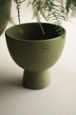 Figure flower pot Ø15 cm, Green