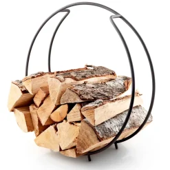 FireGlobe wood holder, Black