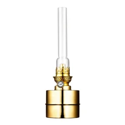 Flaggskär paraffin lamp, brass