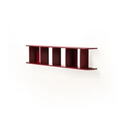 Flaneaur wall shelf 27x128 cm, Burgundy