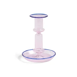 Flare medium candle sticks, pink-blue