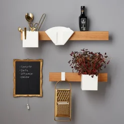 Flex Rail magnetic rail 60 cm, Oak-white