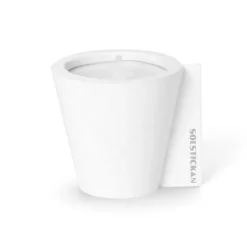 Flipp candle holder 5x6 cm, White