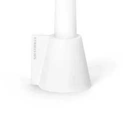 Flipp candle holder 5x6 cm, White