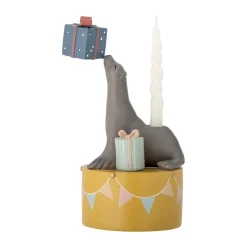 Flor candle stick sealion, 19 cm