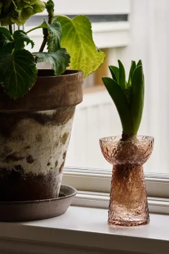 Flor hyacinth vase, Brown