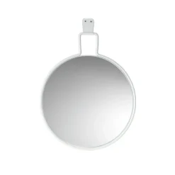Flora mirror, White, Ø60 cm