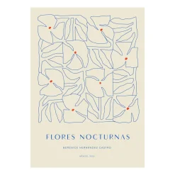 Flores Nocturnas 01 poster, 30x40 cm