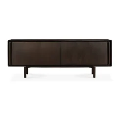 Flow sideboard, Rose brown mahogany, 224x82 cm