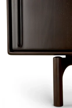Flow sideboard, Rose brown mahogany, 224x82 cm