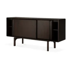 Flow sideboard, Rose brown mahogany, 168x82 cm