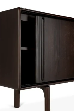 Flow sideboard, Rose brown mahogany, 168x82 cm