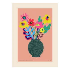 Flower Studies 02 (Sommar) poster, 30x40 cm