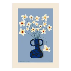 Flower Studies 04 (Stjärnöga) poster, 30x40 cm