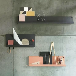 Folded shelf large, Black