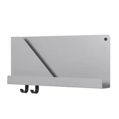 Folded shelf small, Grey