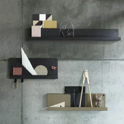 Folded shelf 29.5x40 cm, Black