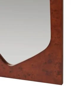 Folia mirror, Dark stained burl, 135 cm