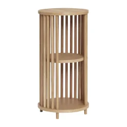 Folk shelf, Oak, cylindrical