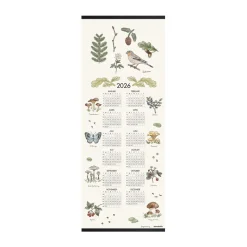 Forest Walk calendar 2026, 35x90 cm