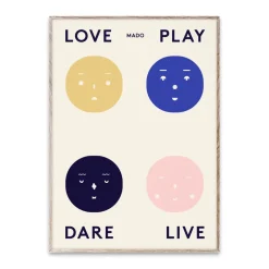 Four Feelings poster, 50x70 cm