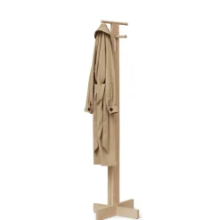 Foyer coat rack 173.3 cm, White oak