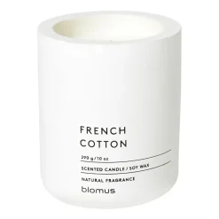 Fraga scented candles 55 hours, French Cotton-Lily White