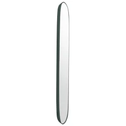 Framed mirror large, Dark-green clear, 118x44,5