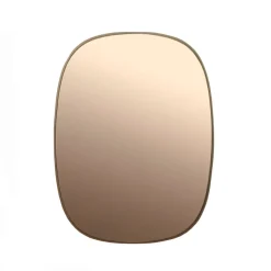 Framed mirror, Pink, 59x44 cm