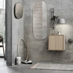 Framed mirror, Taupe, 59x44 cm