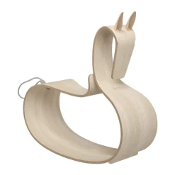Fritz Hansen Rocking Horse, Clear lacquered ash