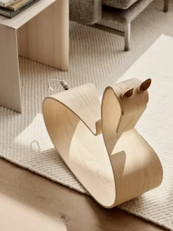 Fritz Hansen Rocking Horse, Clear lacquered ash