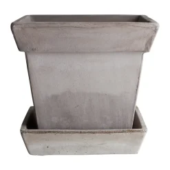 Gaia raw pot, Grey, Ø25 cm