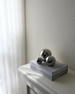 Gallery Balls decoration 3 pieces, Chrome